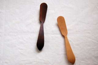 木製バターナイフ 2種TANBANANBA 木のしごと 難波行秀