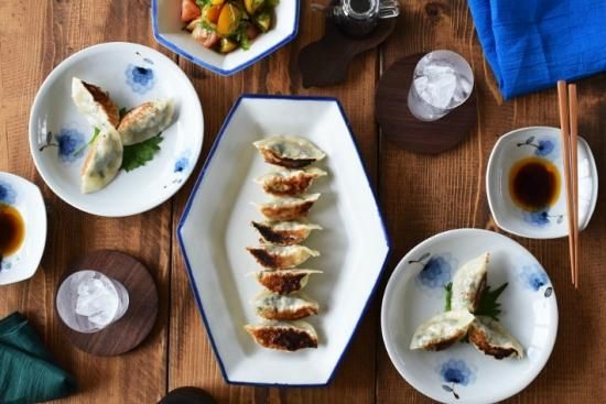 九谷青窯 小林巧征 綿花散らし 6.5寸皿 中皿 銘々皿 - 作家