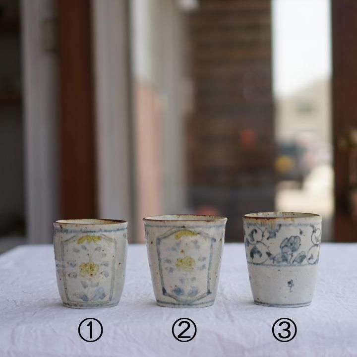 コウホ窯 市野吉記 湯呑み 7種 - 作家ものの器と生活雑貨 on-la コウホ窯 市野吉記 湯呑み 7種 - 作家ものの器と生活雑貨 on-la