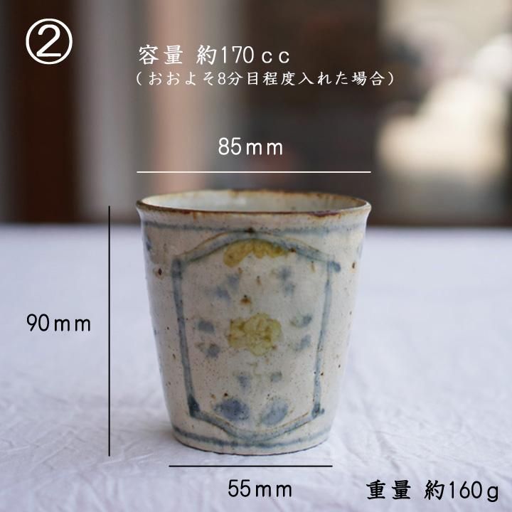 コウホ窯 市野吉記 湯呑み 7種 - 作家ものの器と生活雑貨 on-la コウホ窯 市野吉記 湯呑み 7種 - 作家ものの器と生活雑貨 on-la