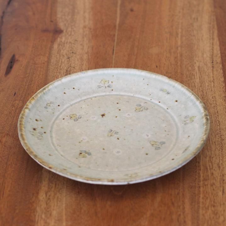 コウホ窯 市野吉記 いろ安南 リム皿 - 作家ものの器と生活雑貨 on-la