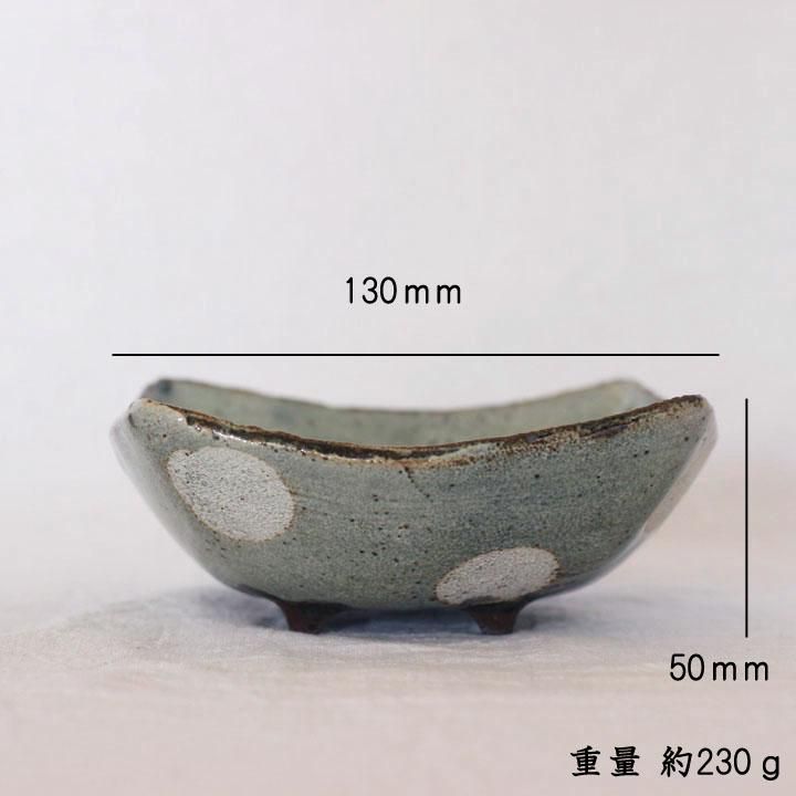 源右衛門窯 市野太郎 四角鉢 水玉 - 作家ものの器と生活雑貨 on