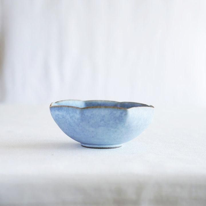 ●日本正規品● さんちゃ窯 中林範夫 作家ものの器と生活雑貨 - 4寸八角小鉢 青 食器