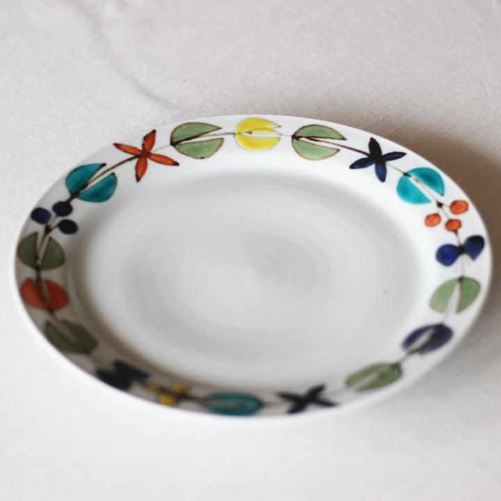 花と葉の浮き彫り陶器皿 2ad62e4ba05f1cde3ef4e858e5bb5d