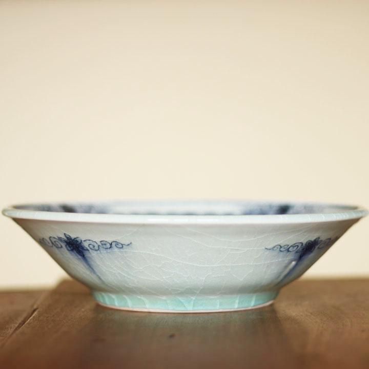 長戸製陶所(陶彩窯) 安南染付7寸深鉢 - 作家ものの器と生活雑貨