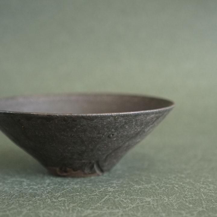 ◻️作家 遠藤素子さん◻️ すり鉢形鉢 8寸 鉄釉◻️2点◻️新品未使用 ◻️作家 遠藤素子さん◻️ すり鉢形鉢 8寸 鉄釉◻️2点