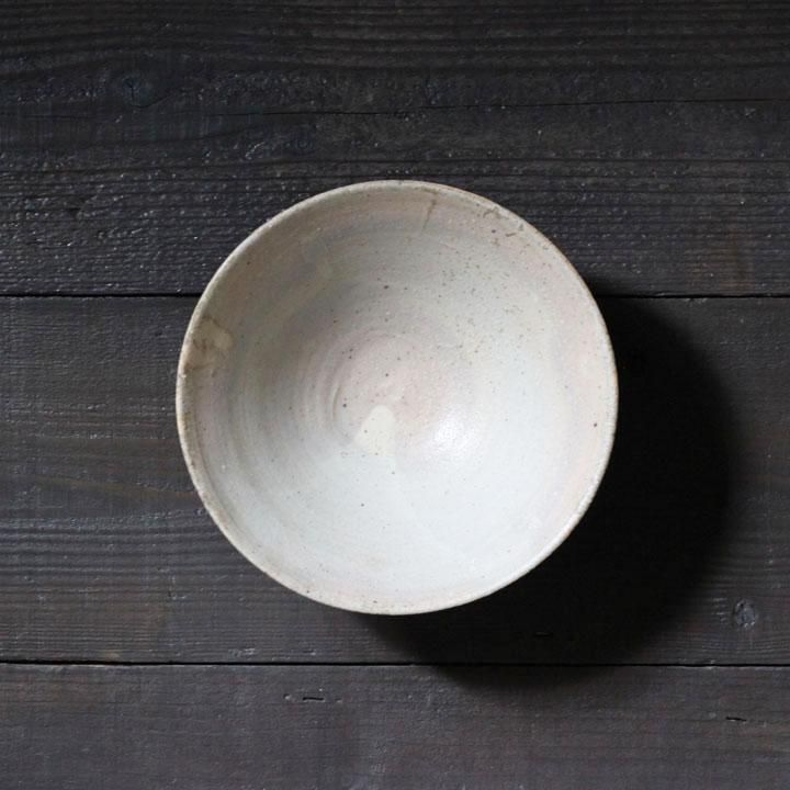 遠藤素子 8寸すり鉢形おかず鉢 粉引 - 作家ものの器と生活雑貨