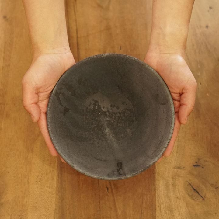 遠藤素子 すり鉢形丼サイズ 鉄釉 - 作家ものの器と生活雑貨 on