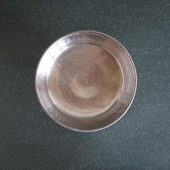 谷井直人 白×シルバー コンポート - 作家ものの器と生活雑貨 on