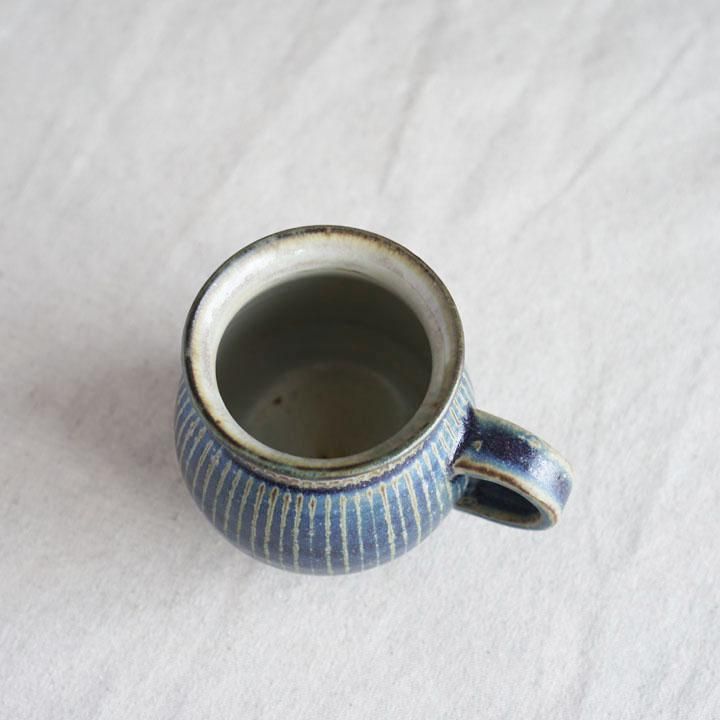 新品未使用　伊藤周作 ファイバーレース片口　卵型ガラスボウル しずく窯 中西忠博 ストライプマグカップ 切立 - 作家ものの器と