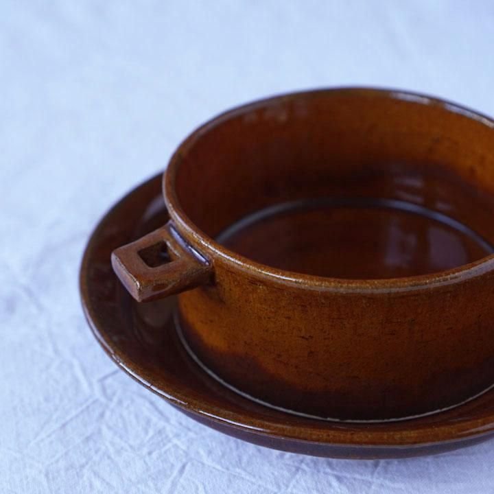 宇田康介 耳付グラタン皿セット 飴 - 作家ものの器と生活雑貨 on