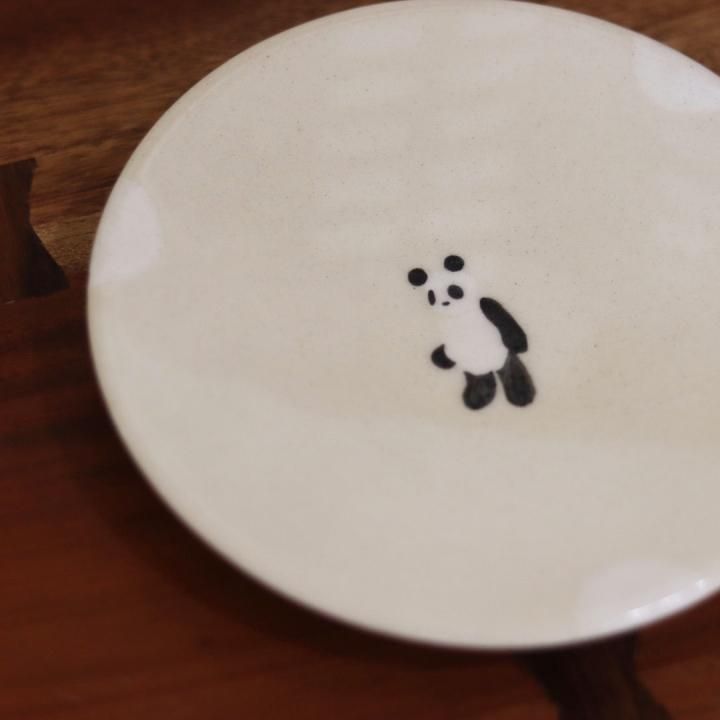 ま工房 牧田亮 パンダ取皿 - 作家ものの器と生活雑貨 on-la-cru