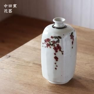 8寸漢詩皿 A ＜蛍窯 眠たく / 粉引 / 于武陵＞