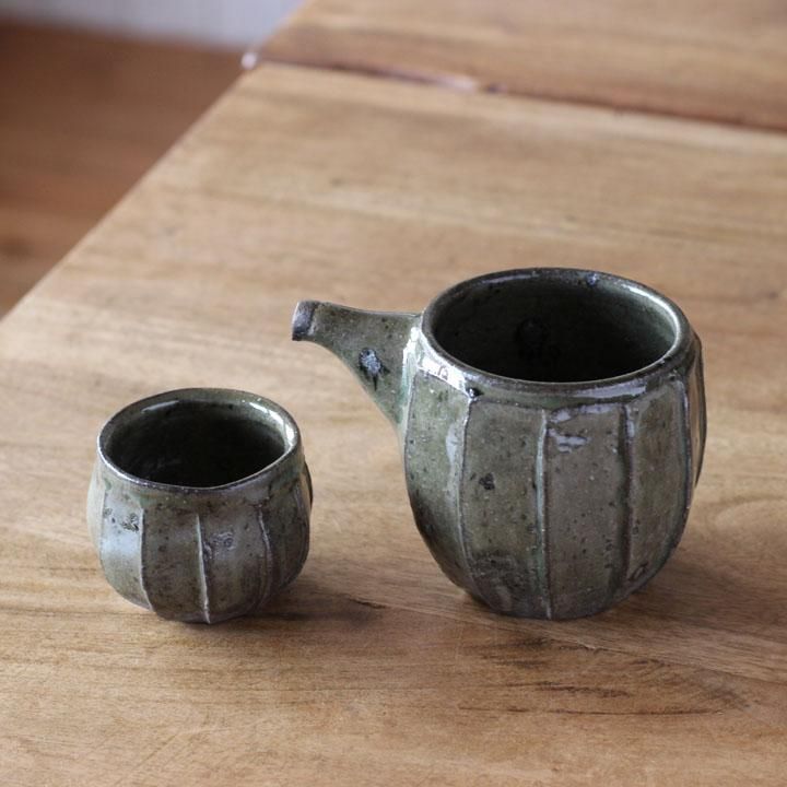 山本泰三 野浅葱面取ミニカップ - 作家ものの器と生活雑貨 on-la