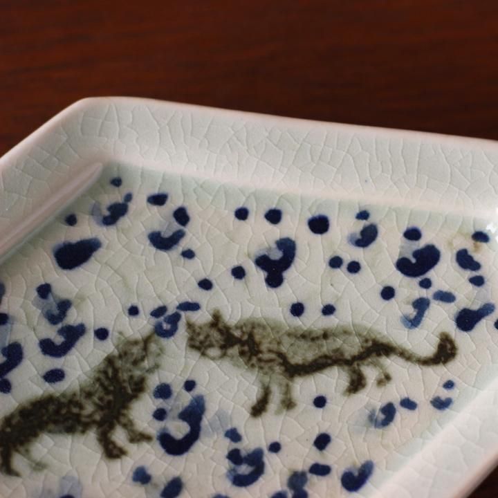 石井桃子 ひし形皿 - 作家ものの器と生活雑貨 on-la-cru