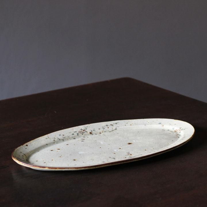 コウホ窯 市野吉記 シノワズリ 楕円皿【52】 - 作家ものの器と コウホ窯 市野吉記 シノワズリ 楕円皿【52】 - 作家ものの器と
