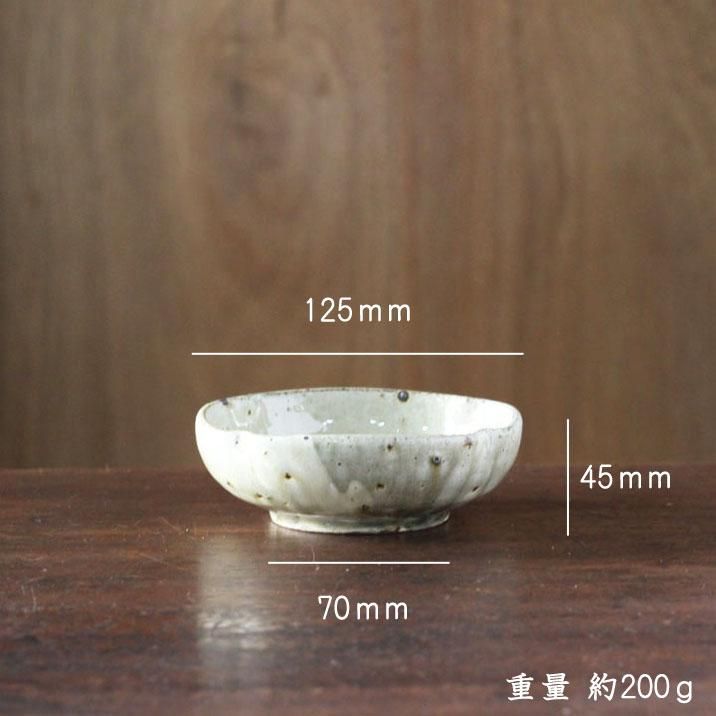 山の口焼 辻口康夫 灰釉隅切小鉢 - 作家ものの器と生活雑貨 on-la-cru