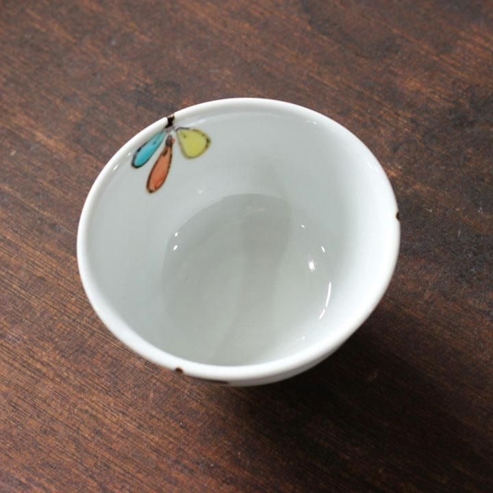 九谷焼 九谷青窯 高祥吾 色絵遊び葉 飯碗 - 作家ものの器と生活 九谷焼 九谷青窯 高祥吾 色絵遊び葉 飯碗 - 作家ものの器と生活