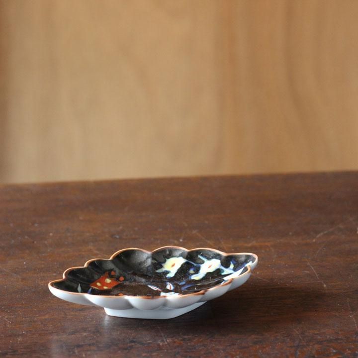 うさぎと葉っぱのお皿 陶器 作家 ボウル 中鉢 アクセサリー