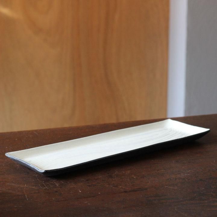 奥田章 new刷毛目長皿 L - 作家ものの器と生活雑貨 on-la-cru