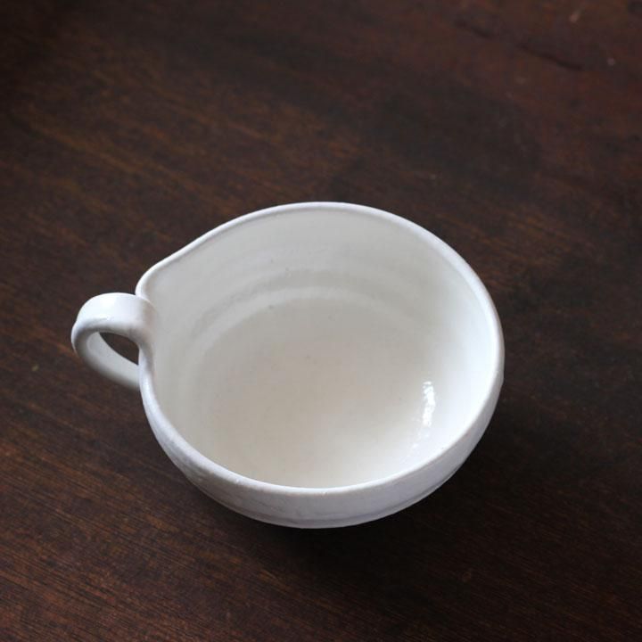 うつわ工房 熊谷雅博 粉引スープカップ - 作家ものの器と生活
