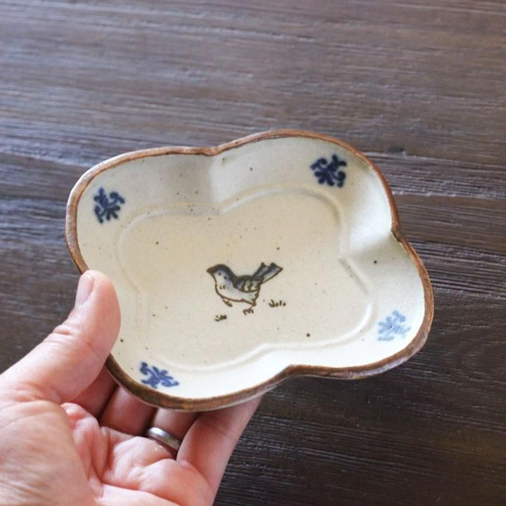 光萌窯 中西申幸 四つ葉絵皿 小 【3】 - 作家ものの器と生活雑貨