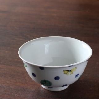 ベビーグッズも大集合 堀畑蘭花柄デザートカップ 高脚 食器