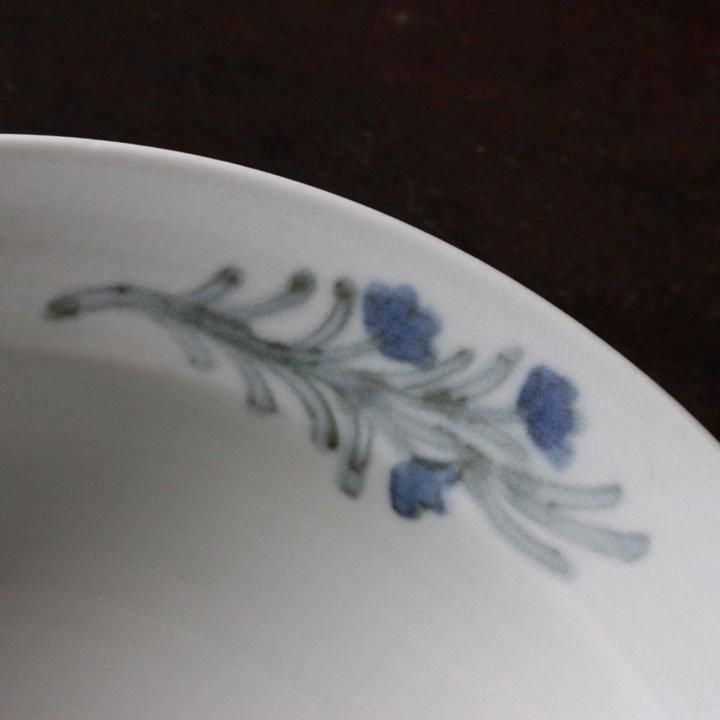 激安大特価！ 7.5寸深皿 堀畑蘭 鉄絵 作家ものの器と生活雑貨 - ローズマリー 食器