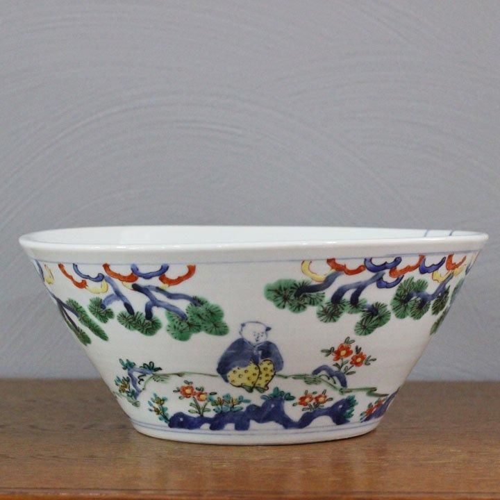 堀畑蘭さん 色絵野菊六寸鉢 堀畑蘭 - GALLERY掌