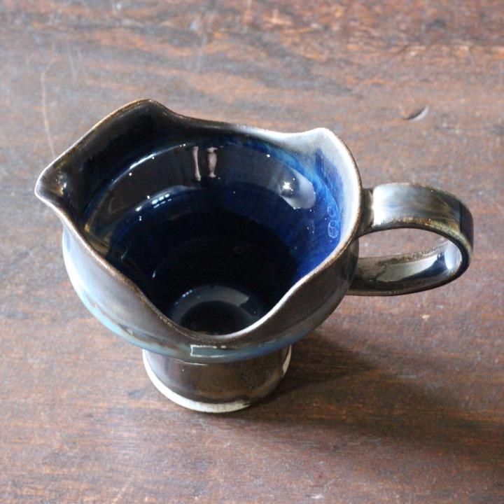 高橋 康治 碧黒釉注器 【3】 - 作家ものの器と生活雑貨 on-la
