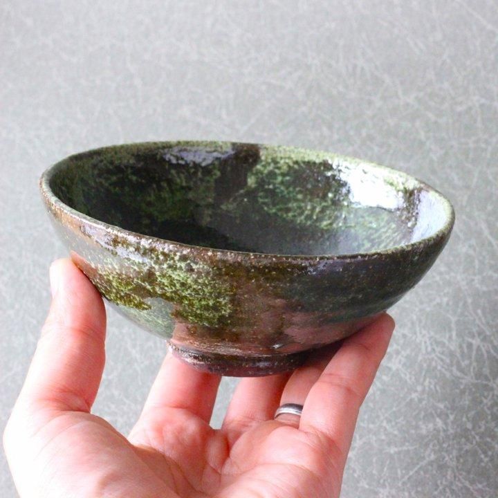 うつわ工房 熊谷雅博 おりべ飯碗 無地 - 作家ものの器と生活雑貨