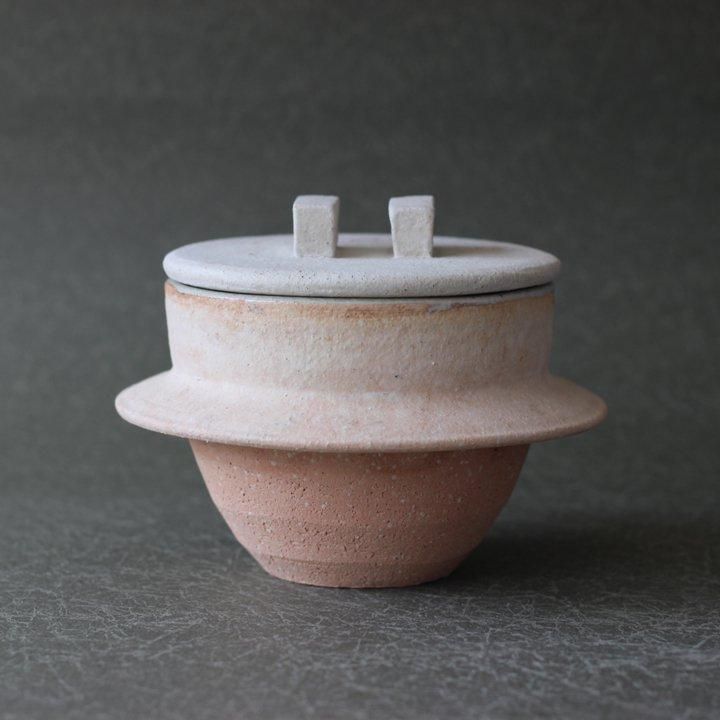 閑心窯 大杉康伸 かまどはん 白×グレー - 作家ものの器と生活 閑心窯 大杉康伸 かまどはん 白×グレー - 作家ものの器と生活