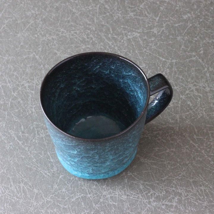 コレクター　売り切り　処分品　碗型　水玉紋様　緑脚　氷コップ　珍しいタイプ World's smallest 別製・ミニ京樂錦鉢【五柳青海波写し富貴蘭鉢