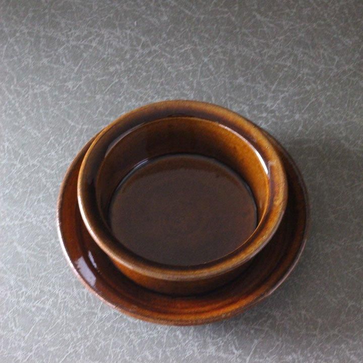 宇田康介 グラタン皿セット 飴 - 作家ものの器と生活雑貨 on-la