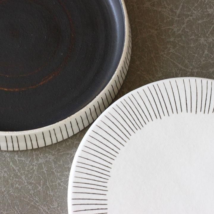 奥田章 十草 リバーシブル皿 19 - 作家ものの器と生活雑貨 on-la