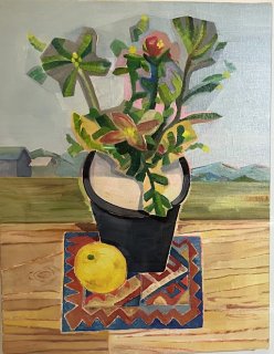 The still life with the mountain