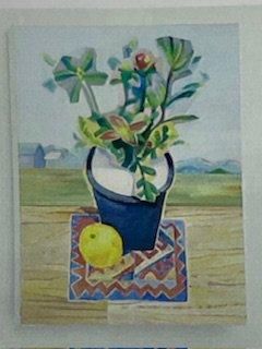 The still life with the mountain