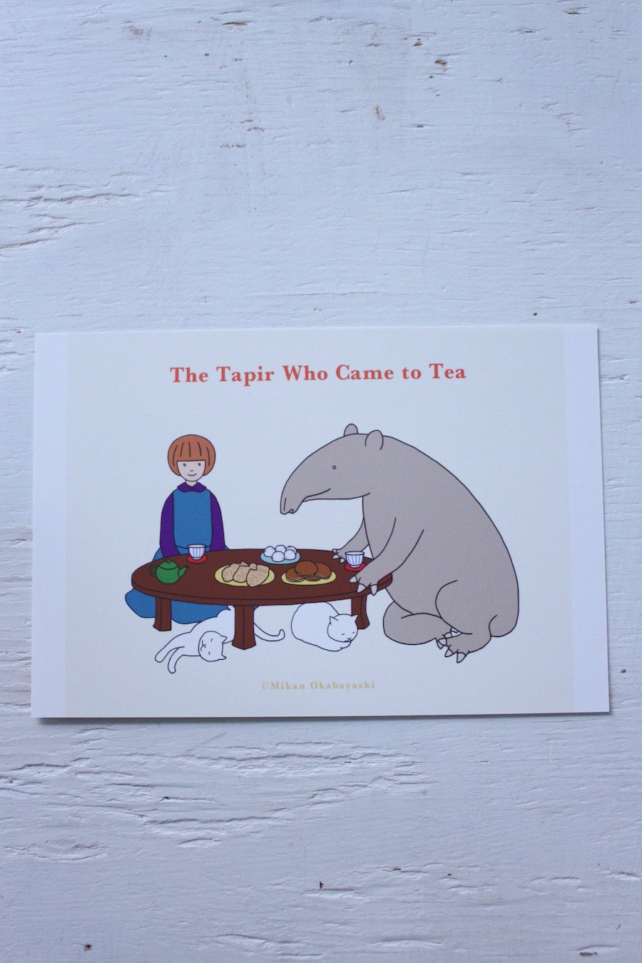 The Tapir Who Came to Tea　/えはがき