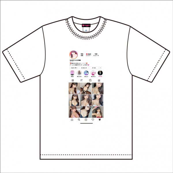 【Momo】Original_Design_Tシャツ（WHITE）