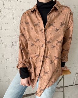 horse embroidery shirtsの商品画像