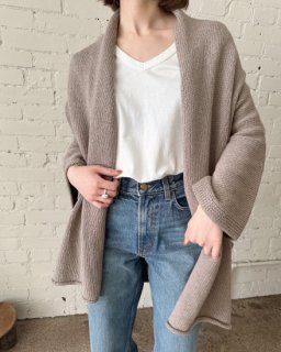 SHORT SHAWL CARDIGAN WOODξʲ