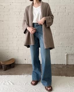 SHORT SHAWL CARDIGAN WOODの商品画像