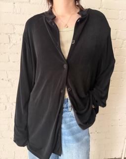 drape shirt blackの商品画像