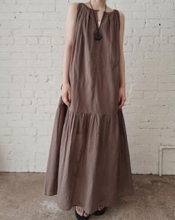 <img class='new_mark_img1' src='https://img.shop-pro.jp/img/new/icons1.gif' style='border:none;display:inline;margin:0px;padding:0px;width:auto;' />organic cotton asymmetry tiered dressの商品画像