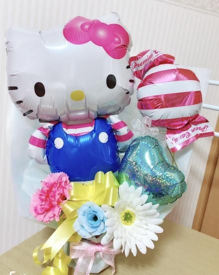 キティちゃん サンリオ好き必見 女の子に大人気のキャラクターバルーンギフト Piece Unique バルーンギフト結婚祝いウェディングバルーン 誕生日バルーンギフトならballoon Piece Unique