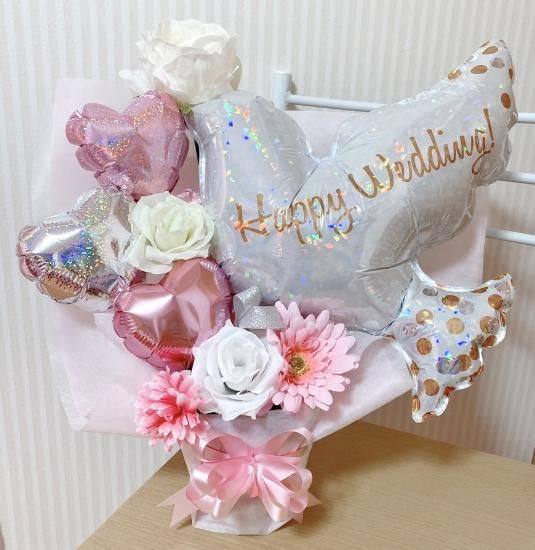 ウエディング 結婚祝いに！ウエディングバードと優しい色で