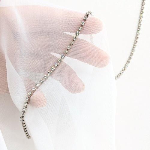 7418/SS8.5ラインストーンチェーン - 三徳オンラインショップ