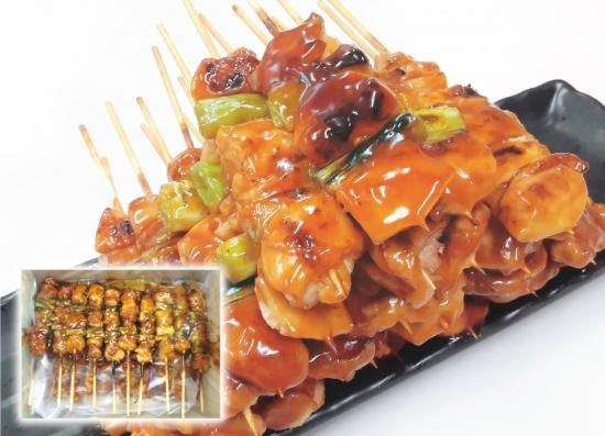 80 ねぎま串 たれ 30本 直火焼き鳥いわいどり使用 冷凍品 電子レンジ使用可