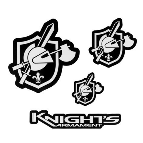 Knight's ArmamentBLACK STICKERS