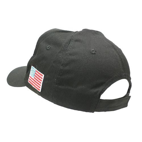 ストーン装飾のブラックベースボールキャップ ストーンアイランド STONE ISLAND STONE ISLAND ベースボール